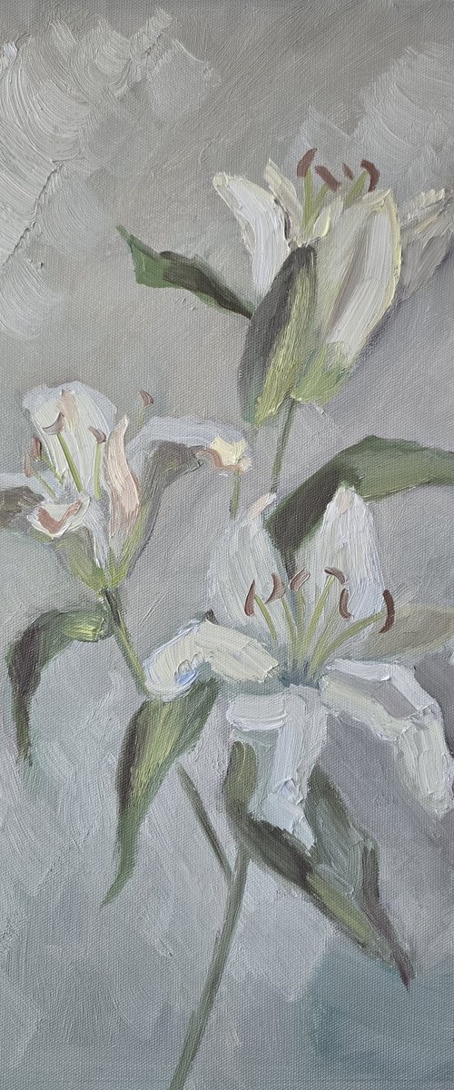 "White Lilies" by Olena Kolotova