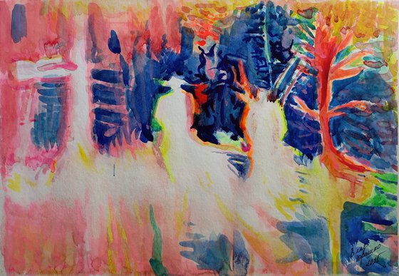 Whispers in the Indigo Forest