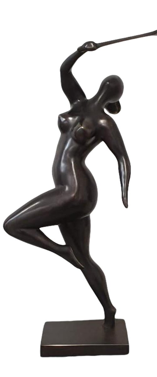 "The Tennis Player" Contemporary Sculpture by Veaceslav Jiglitski