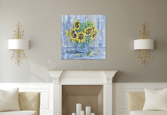 Flowers impasto