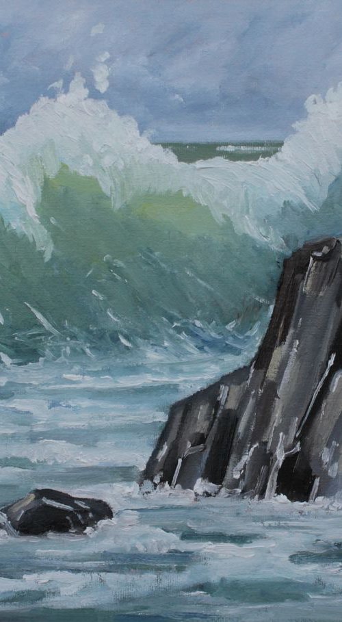 Crashing Wave by John Halliday