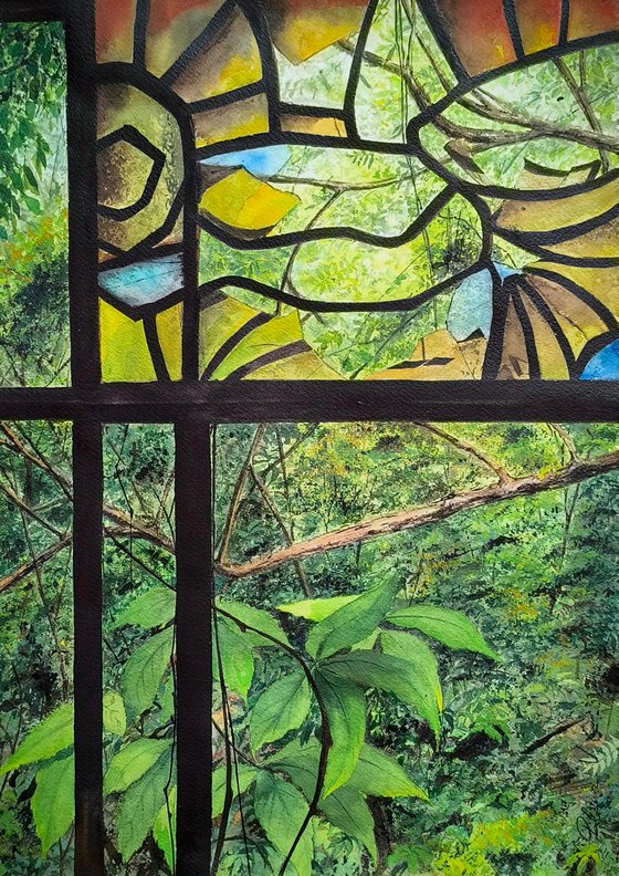 Greenery takes over