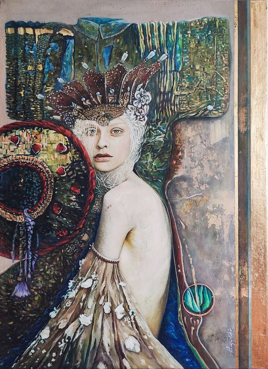 Photorealistic Portrait Painting By Fatih Sungurtekin, 31 X 43, Carnival, Original Artwork