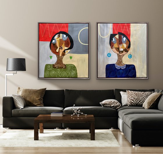 You Ok? (Diptych)
