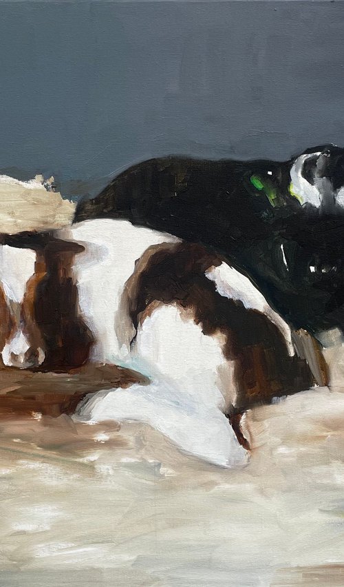 two calves by Elina Evstig