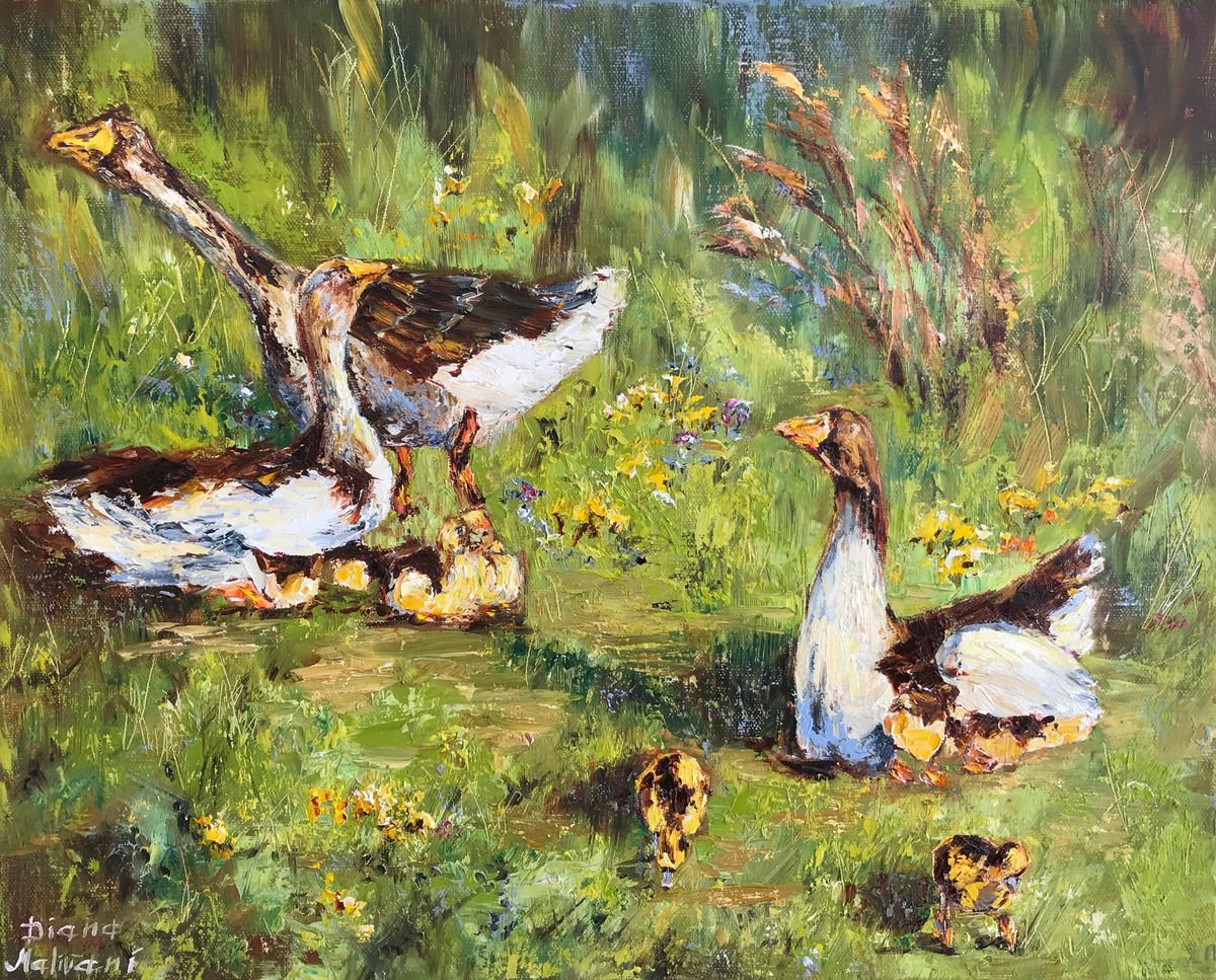 Geese by Diana Malivani