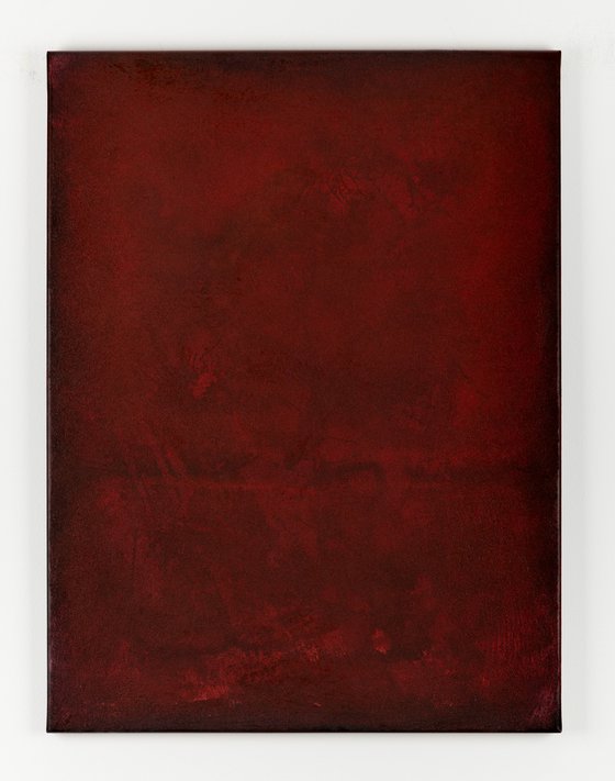 Red Abstract painting RO336