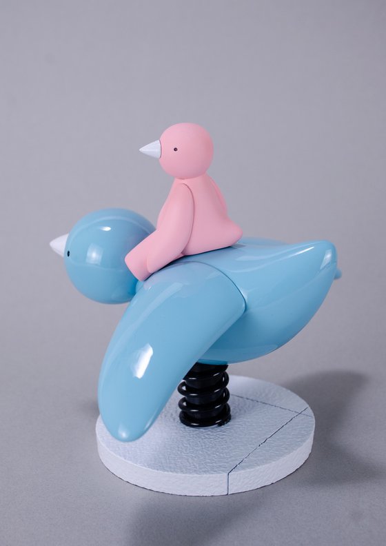 I Believe I Can't Fly - Pink & Blue