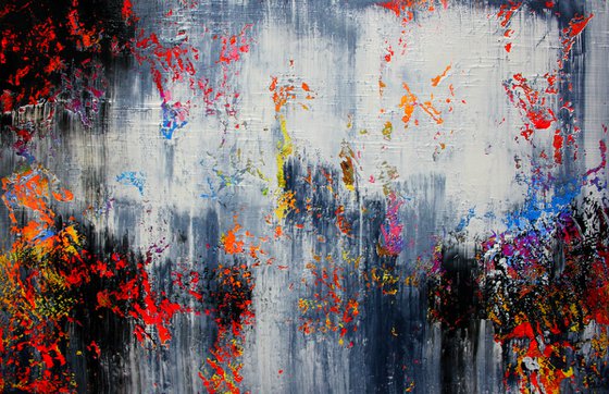 150x100cm. / abstract painting / Abstract 115