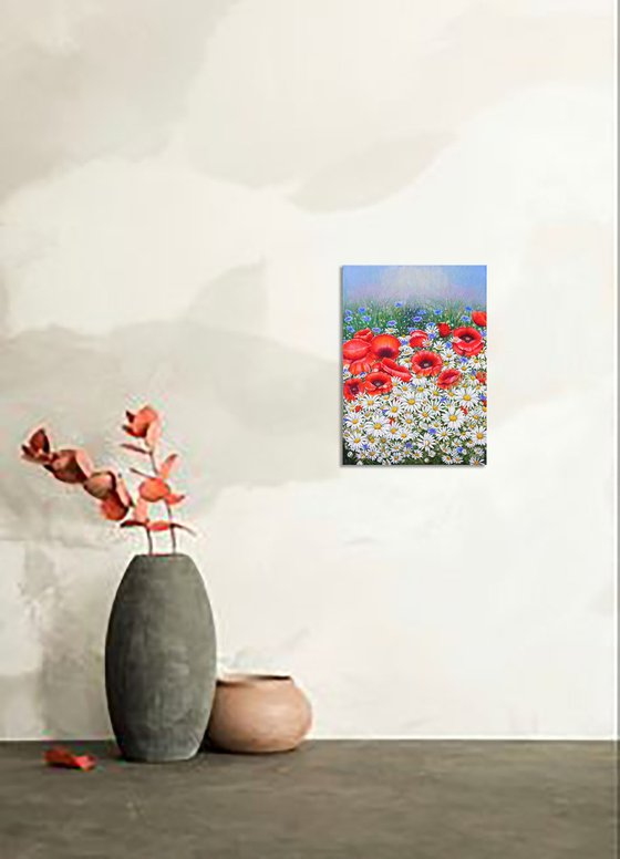 Poppies and Daisies