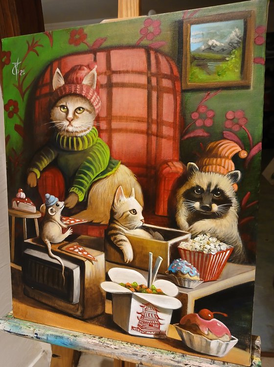 Holidays in the mountain cabin