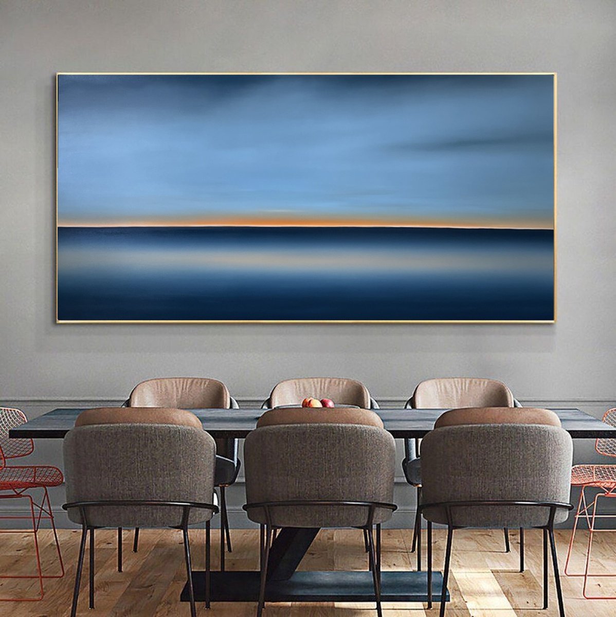 Surrealistic Oil Painting , Horizon Of Emotions #127 By Larissa Uvarova, 79 X 39, Artwork For Sale On Artfinder