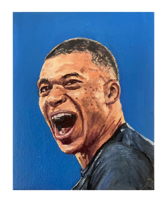 no. 158 - Portrait of Kylian Mbappé