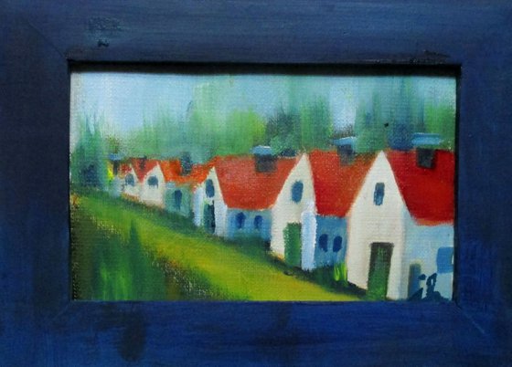 x- small row of houses