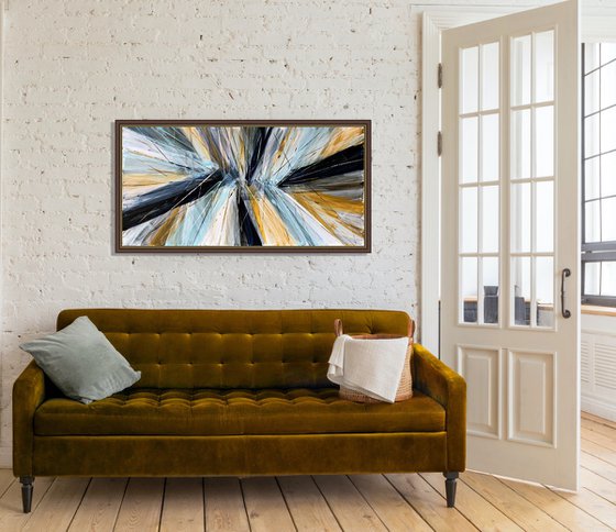 Lightness of blue and ochre