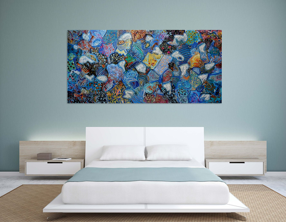 Abstract10 - 82x39in