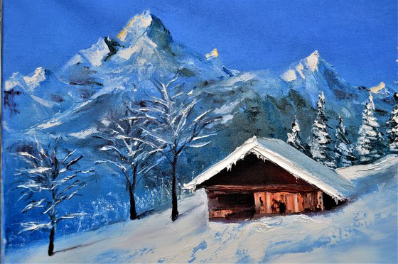 Heritage Series: Alpine Glow — Winter Peak