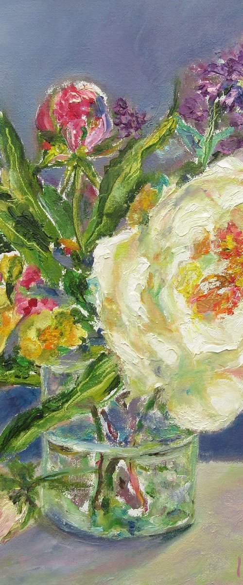 Rose in a Glass by Katia Ricci