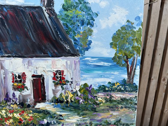 Cute house on the coast