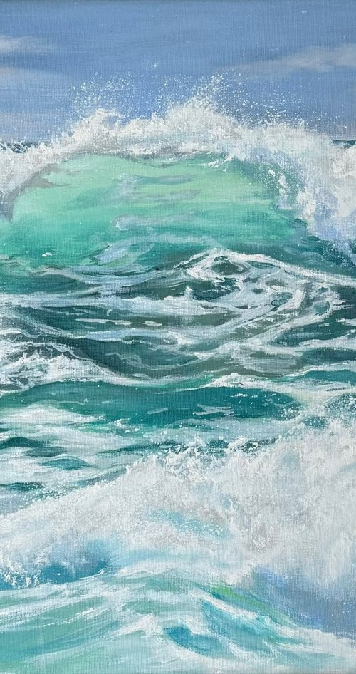 August waves by Irina Ponna
