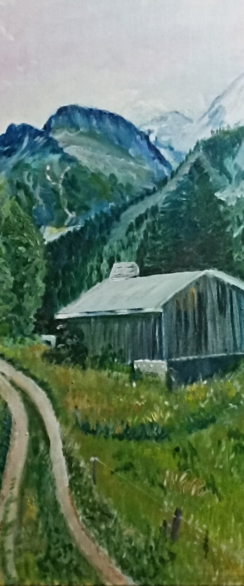House in the mountain by Isabelle Lucas
