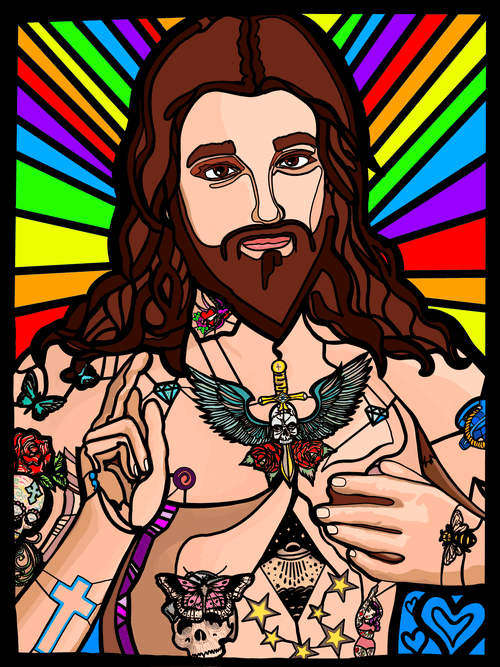Gay Jesus by Sid Spencer
