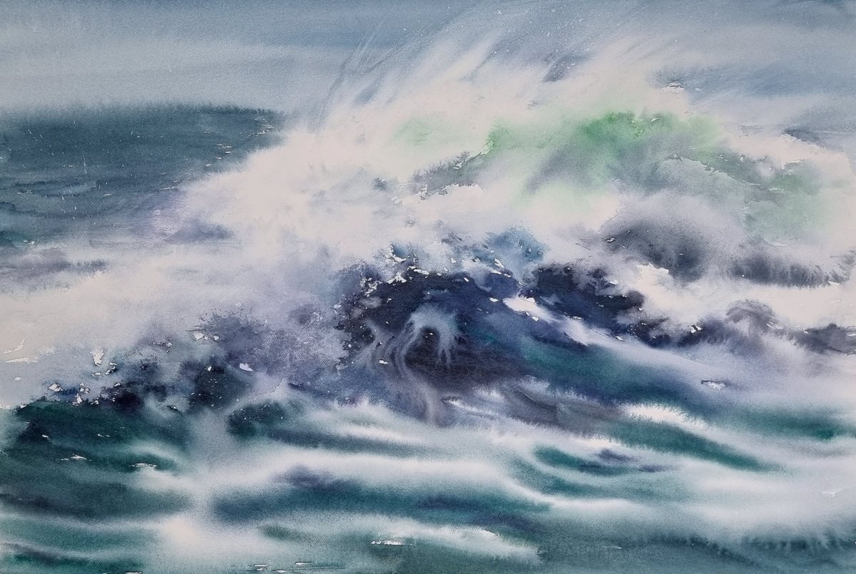 The Wave - 3 by Elena Genkin
