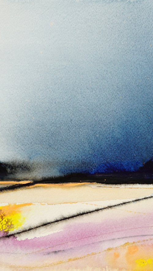 Landscape 21-16 30x22cm / 12x9 in by jelena b