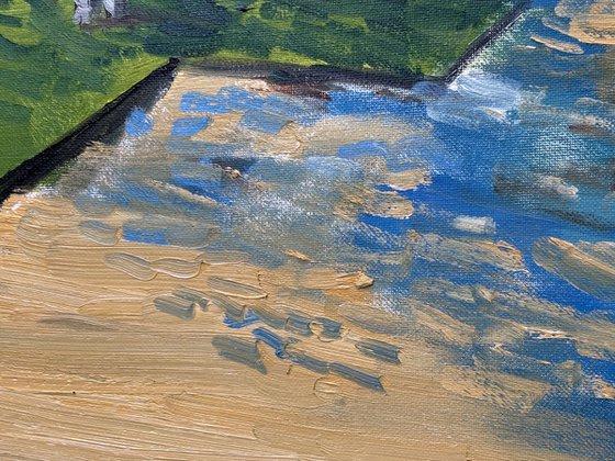 Sun-Dappled Path: Plein Air