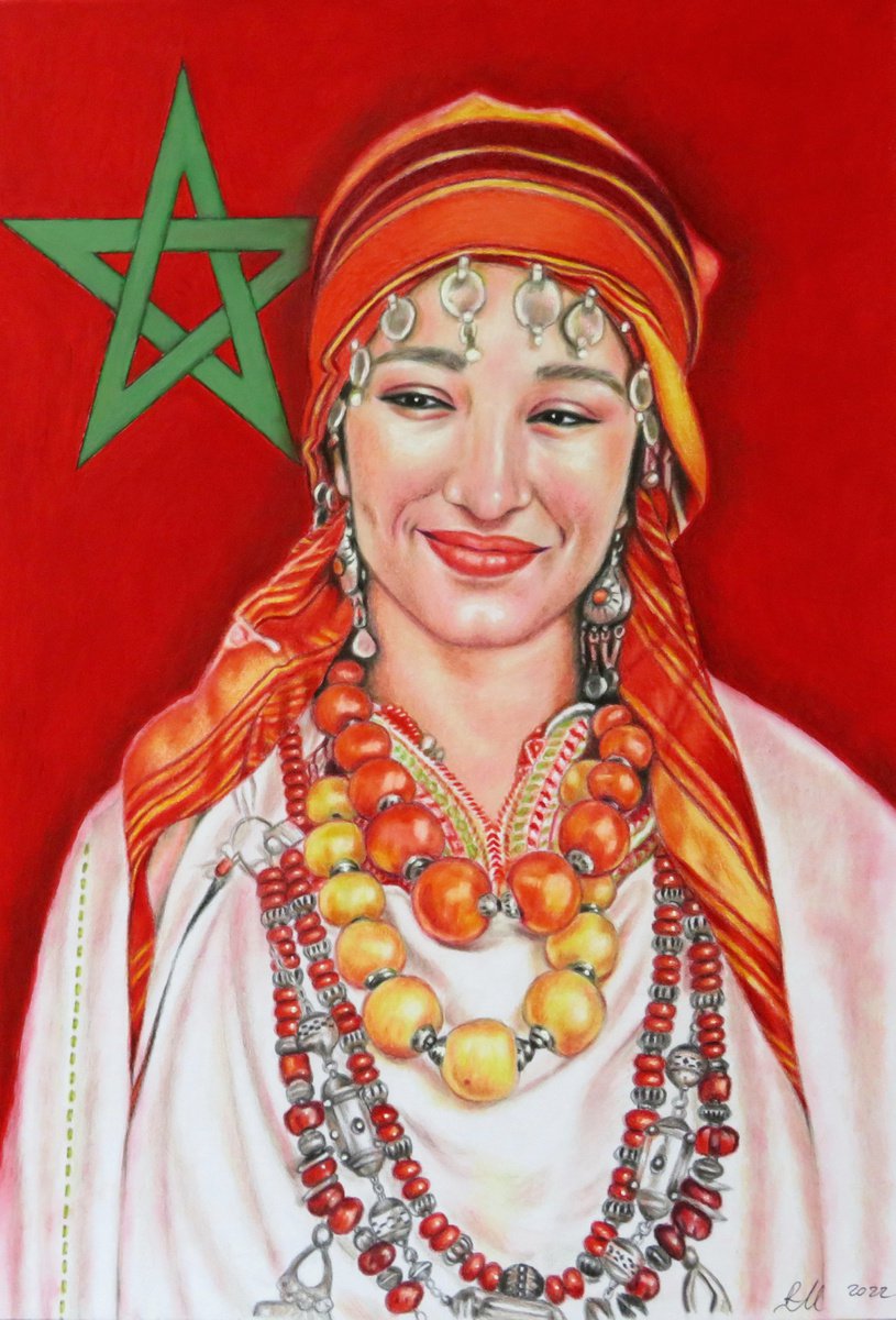 Maroccan girl by Monika Rembowska