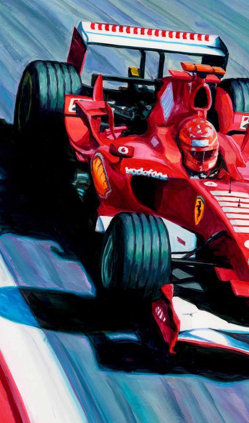 Michael Schumacher 2006 Italian GP by Alex Stutchbury