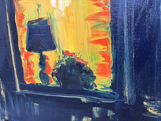 Warm window in the night