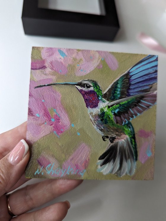 Hummingbird Miniature Framed