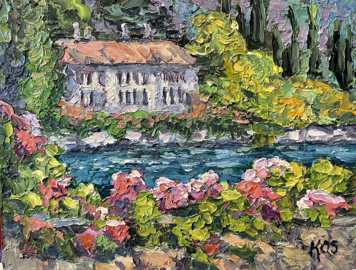 Villa, Lake Como by Kristen Olson Stone