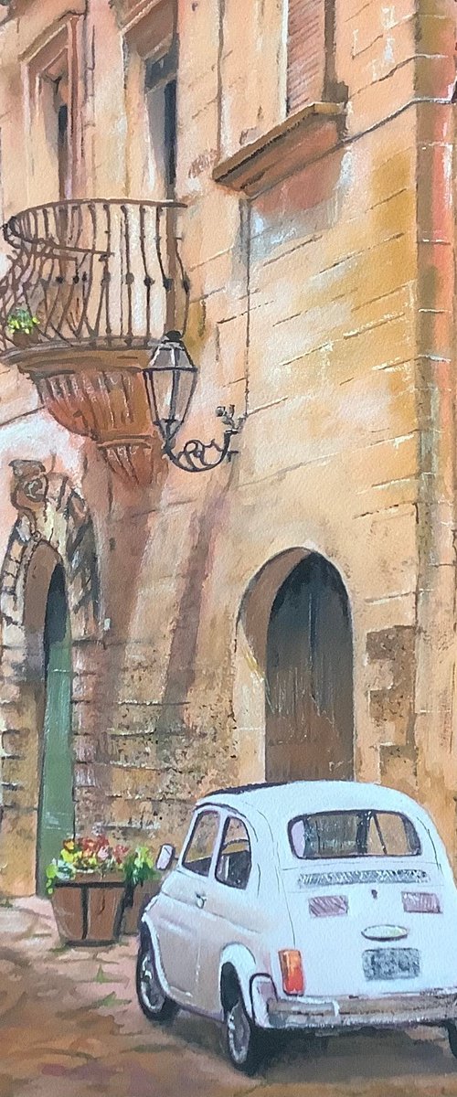 Italian street scene. by Darren Carey
