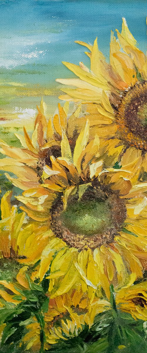 "SUNFLOWER FIELD" by Tetiana Tiplova