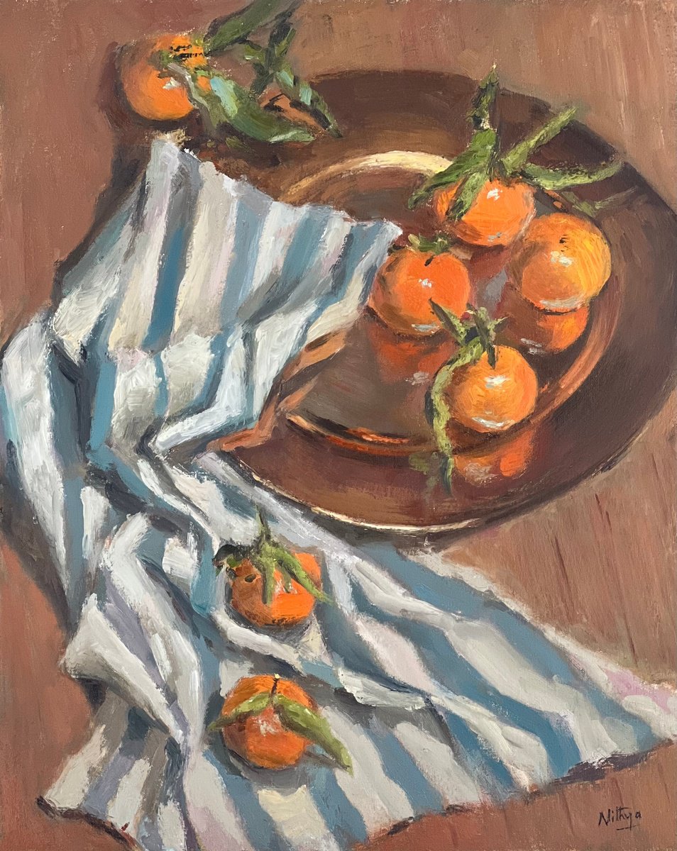 Oranges and Stripes by Nithya Swaminathan
