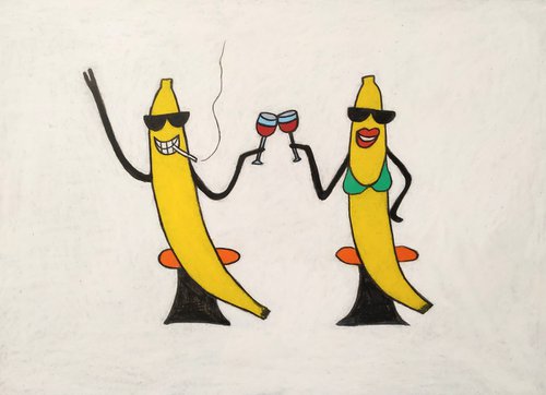 Friday Bananas by Ann Zhuleva