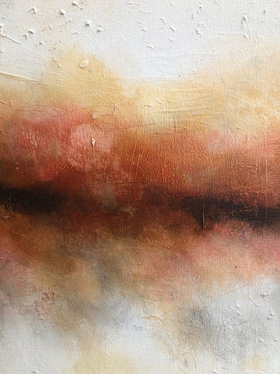 abstract sunsetting (80 x 80 cm) Dee Brown Artworks