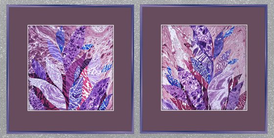 Set of 2 «Galaxy Garden»