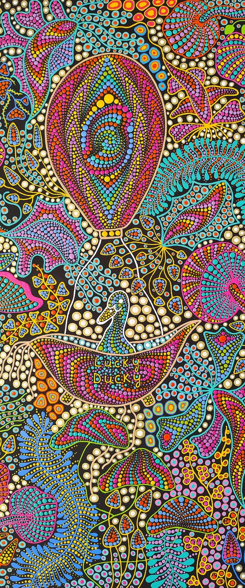 Lucky Duck in Wonderland by Oxana Lazari