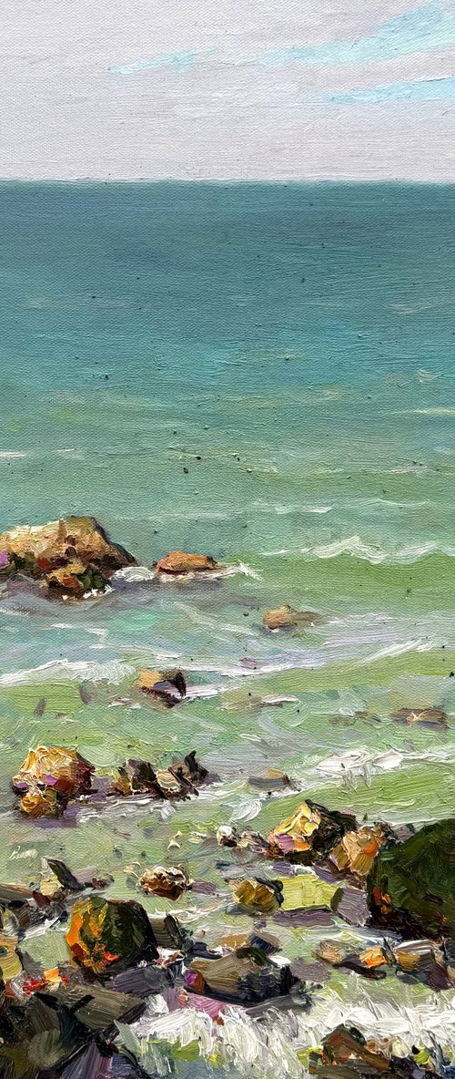 Stones in the water by Evgeniia Mekhova