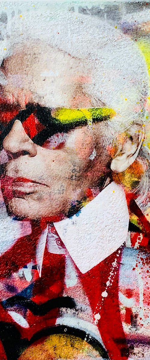 Karl Lagerfeld by Karin Vermeer