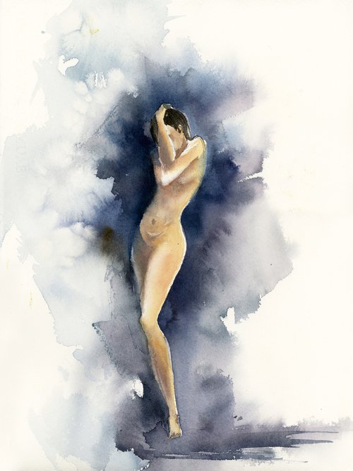 Woman Figurative Nude by Sophie Rodionov