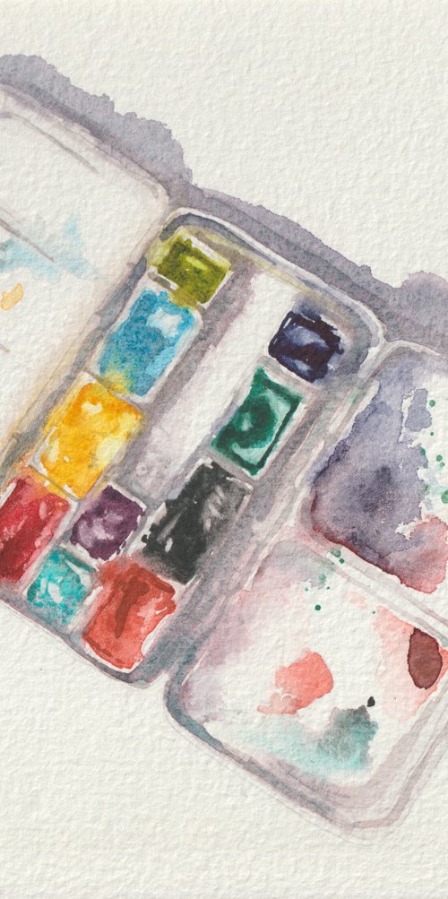 Paintbox Puddles by Alison Fennell