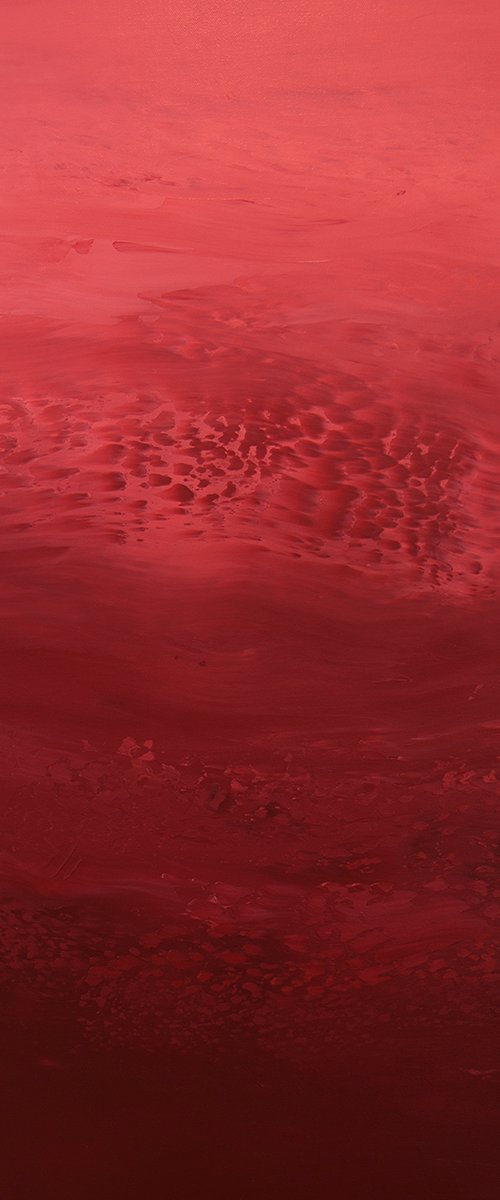 Claret Red - Color Field by Suzanne Vaughan