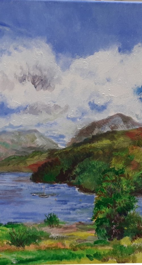 Isle of skye breezy summer day by Sandra Fisher