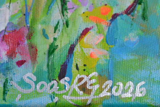 Cottage Garden Butterflies Flowers