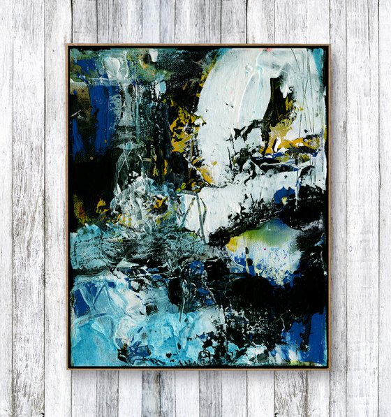 Enigma 5 - Abstract Painting  by Kathy Morton Stanion