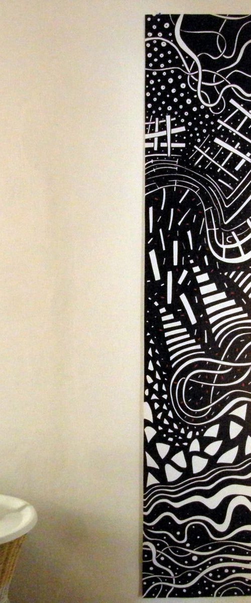 Superunknown #3 (50 x 233 x 0,1 cm) by Riccardo Ticco Capparella
